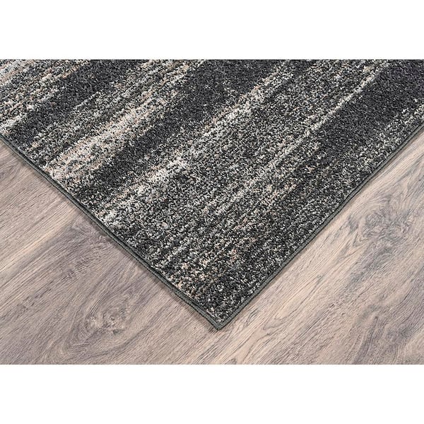 Jasper Cinder Gray/Earth Tone 3 ft. x 5 ft. Abstract Area Rug