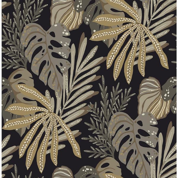 Alocasia Neutral Tropical Foliage Wallpaper