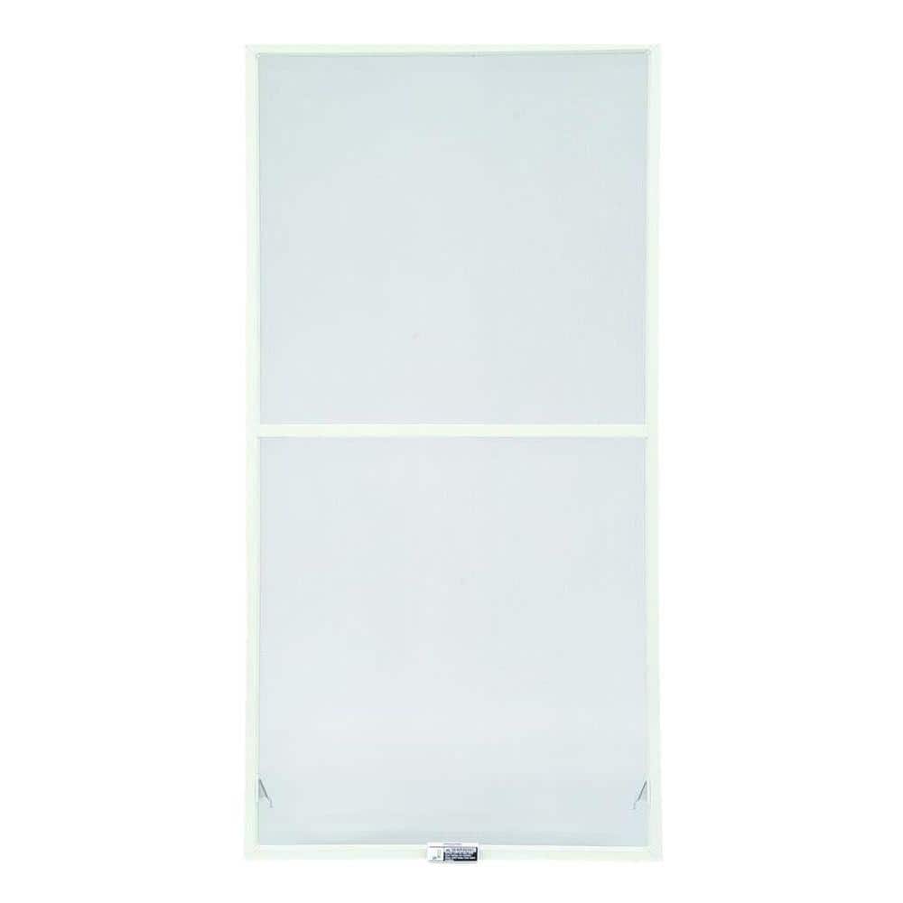 23-7/8 in. x 34-27/32 in. 200 and 400 Series White Aluminum Double-Hung Win
