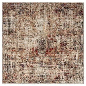 Theory Multi-Colored 2 ft. x 8 ft. Abstract Area Rug