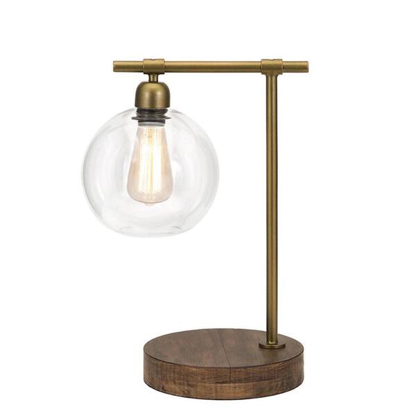 null Ludlow 18 in. Brass Table Lamp