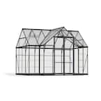 Victory Orangery 10 ft. x 12 ft. Gray/Clear Garden Chalet Solarium/ Greenhouse and Conservatory
