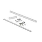 Selectives 14 in. White Metal Shelf Bracket Support Kit