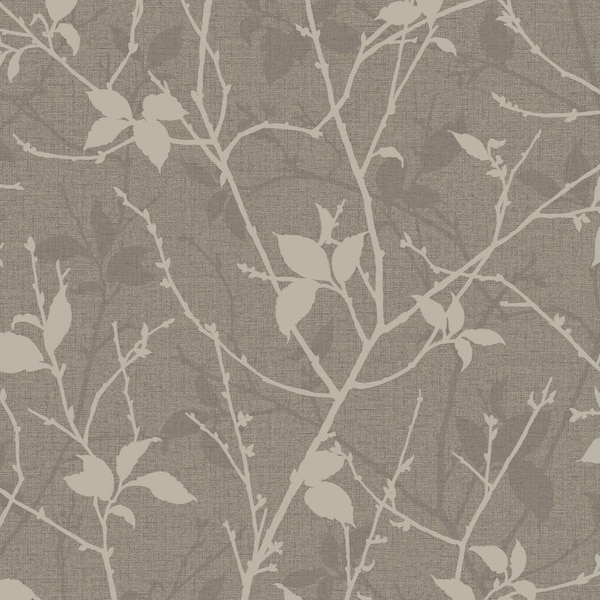 Belle Gold and Taupe Wallpaper Sample