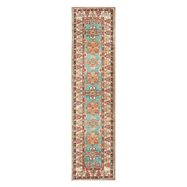 My Magic Carpet Ramage Grey Washable Rug 2.5'x10