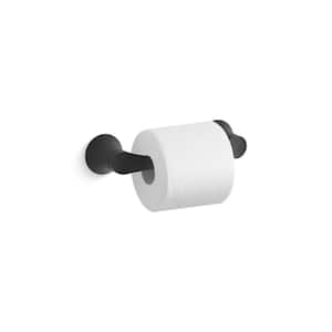 Simplice Wall Mounted Toilet Paper Holder in Matte Black