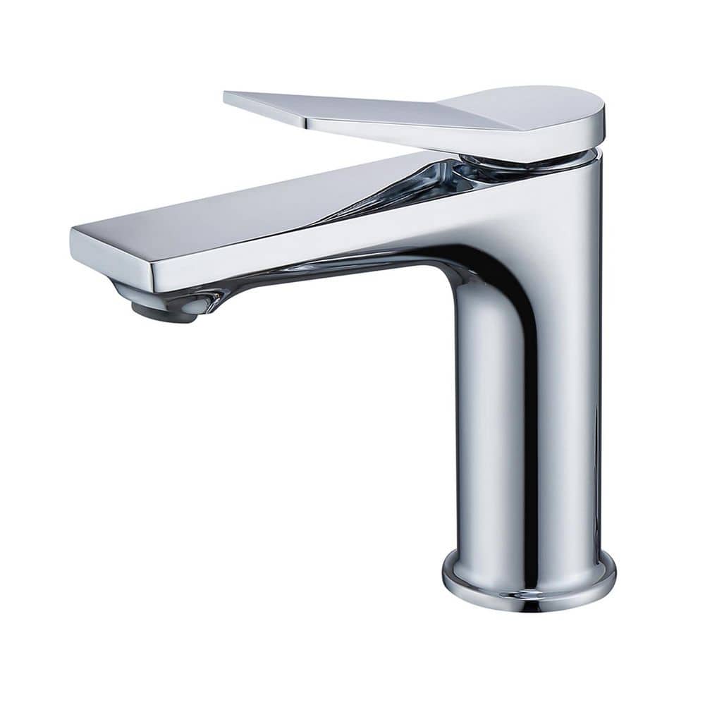 Single Hole Single-Handle Bathroom Faucet in Polished Chrome