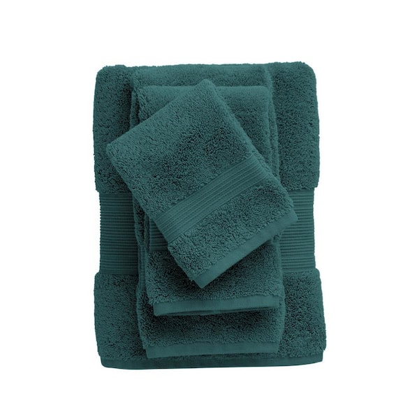 The Company Store Legends Regal Spa Green Solid Egyptian Cotton Bath Towel