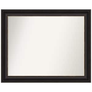 Trio Oil Rubbed Bronze 32.5 in. W x 26.5 in. H Non-Beveled Bathroom Wall Mirror in Bronze