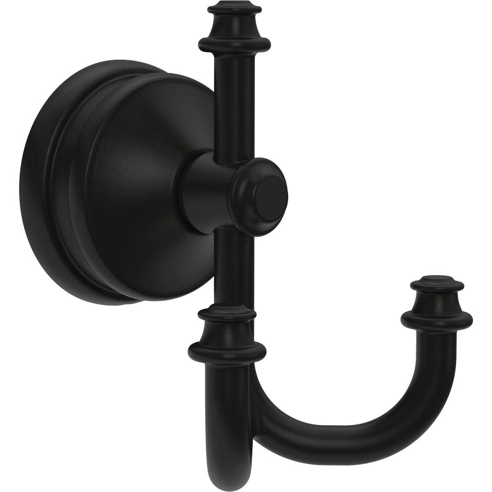 Delta Mylan MultiPurpose Triple Towel Hook Bath Hardware Accessory in Matte Black MYN35MB