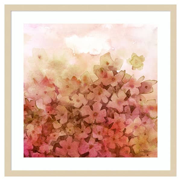 Amanti Art Feathered Fields V by Kelsey Wilson 1 Piece Framed Giclee Abstract Art Print 25 in. x 25 in.