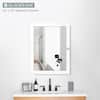 Glacier Bay 20 in. W x 26 in. H Rectangular Framed Recessed or Surface-Mount Bathroom Medicine Cabinet with Mirror, White 33156