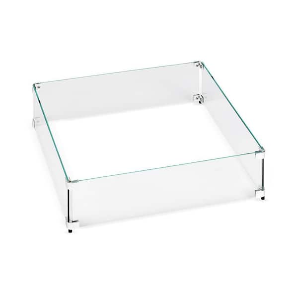 17.5 in. x 17.5 in. Tempered Glass Flame Guard