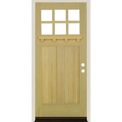 Unfinished Wood Doors Front Doors The Home Depot Unfinished Wood Doors Front Doors The Home Depot