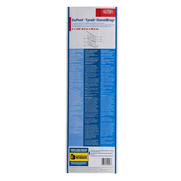 TYVEK HomeWrap 3 ft. x 165 ft 