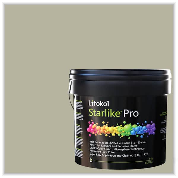 The Tile Doctor Starlike Pro Epoxy Grout 20 Limo Del Nilo 5.5 lbs