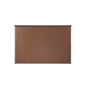 Brown Cordless Light Filtering Fade Resistant Polypropylene Exterior Roller Shade 96 in. W x 72 in. L