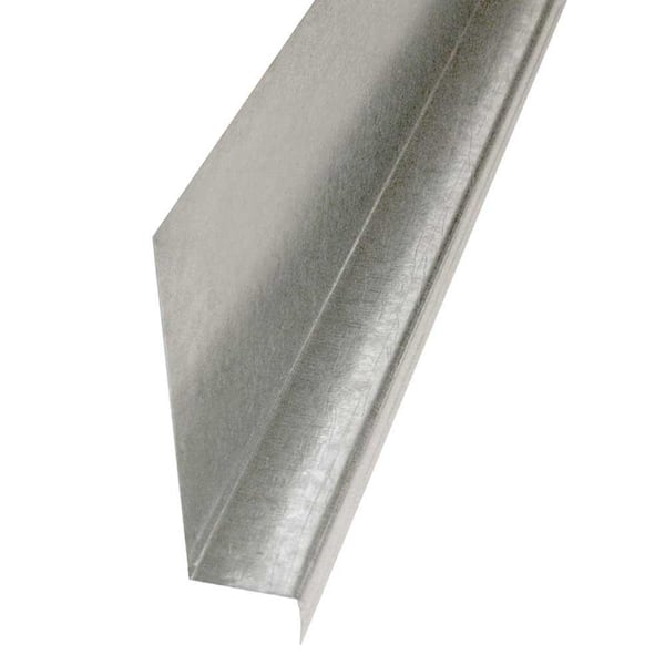 Gibraltar Building Products 5/8 in. x 10 ft. Galvanized Steel Z-Flashing