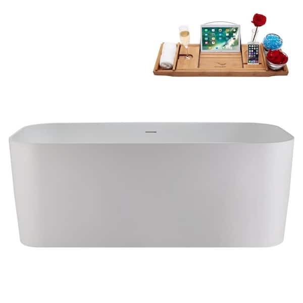 Streamline 59 in. x 28 in. NS5780CH Stone Resin Freestanding