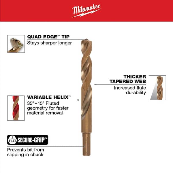 ドテラ　ヒノキ/コパイバ/レッドマンダリン　セット Milwaukee Cobalt Red Helix Drill Bit Set for Drill Drivers (29