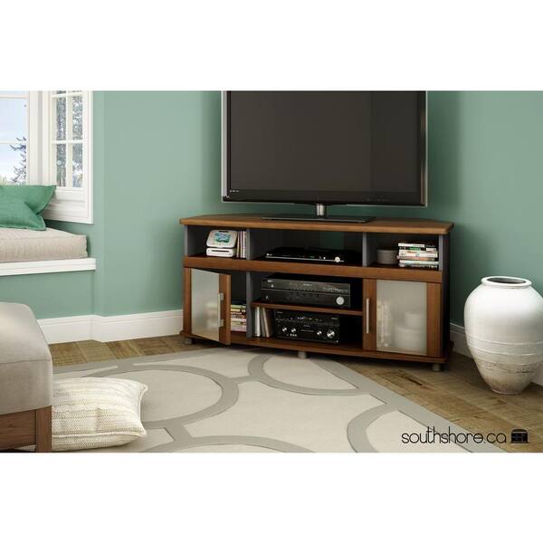 South Shore City Life Morgan Cherry Storage Entertainment Center