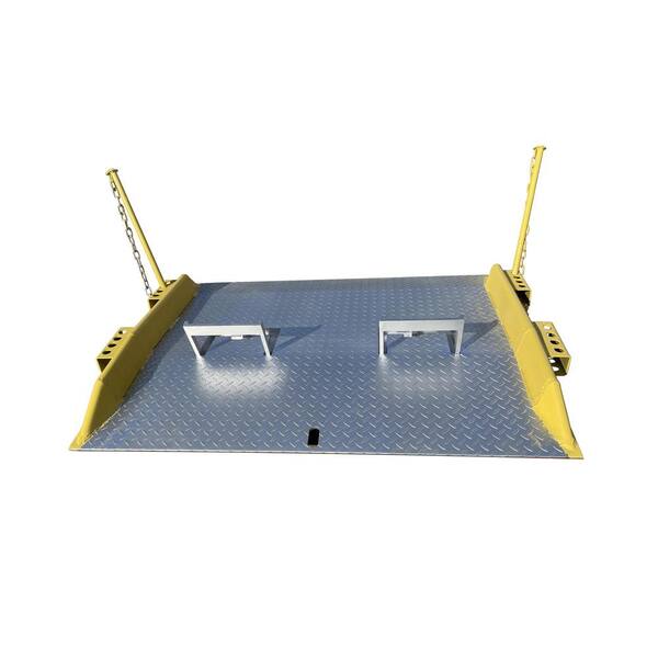 thumbnail image 2 of Guardian 13,000 Lb Capacity Steel Dock Board – 72" X 48" – Forklift Pallet Ramp 2 of 6