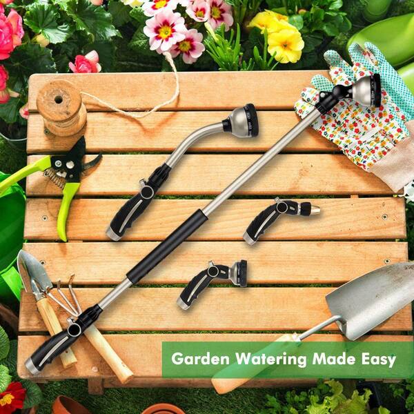Justincity 3 ft.. Ultra-Long Metal Garden Hose Watering Wand