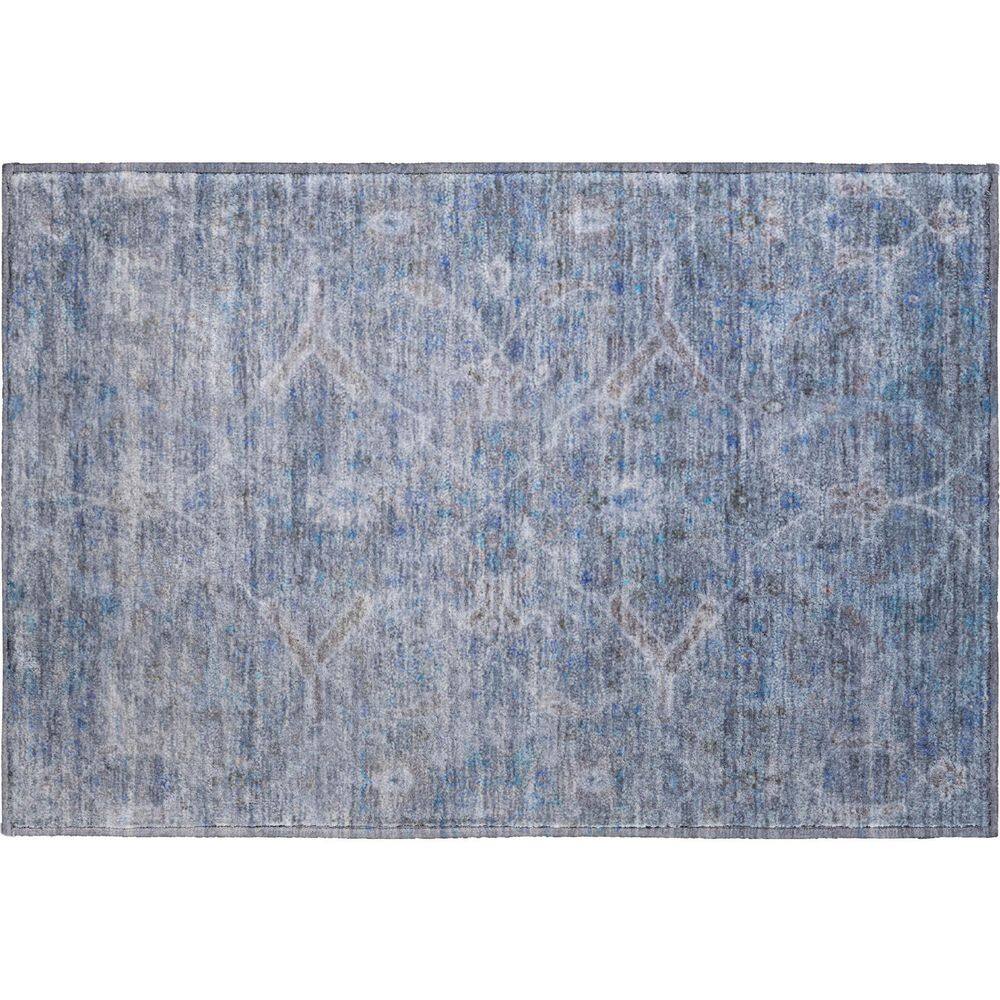 Mayfield Premium Machine Washable Abstract AMF2298 Blue 2 ft. x 3 ft. Accent Rug price history on PriceWatchPro