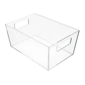 Small Clarity Vanity Bin in Clear