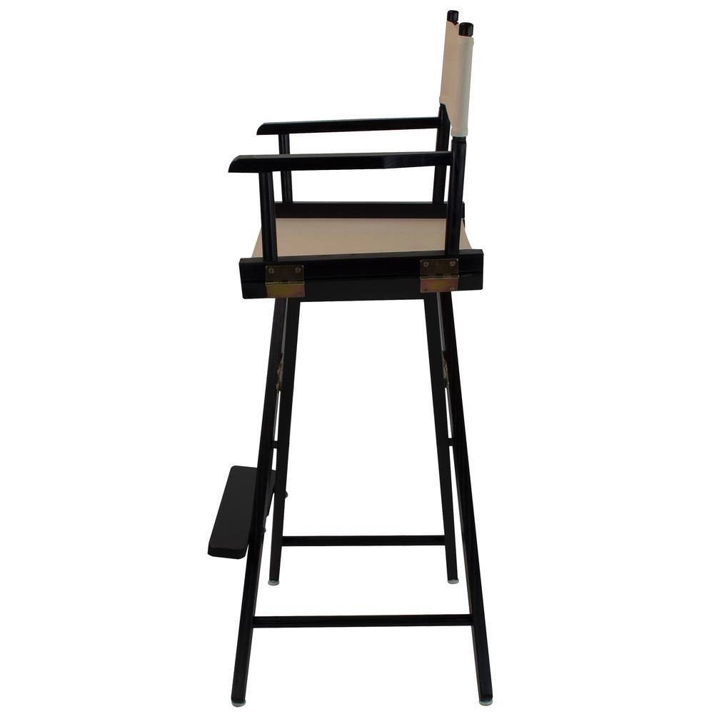 Extra-Wide Solid American Hardwood Director's Chair with Natural Canvas