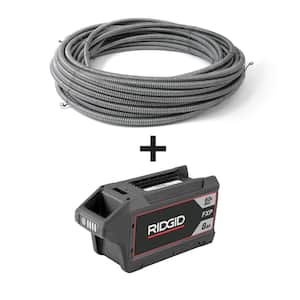 RIDGID 125 ft (38 m) Cable Assembly for Flexshaft K9-306 Drain