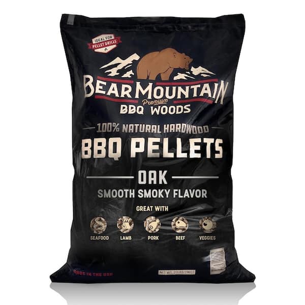 Bear Mountain Premium BBQ Woods 40 lbs. Oak BBQ Wood Pellets