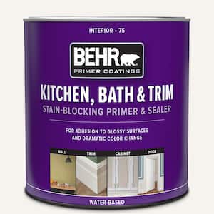 1 qt. White Acrylic Interior Kitchen, Bath & Trim Stain-Blocking Primer and Sealer