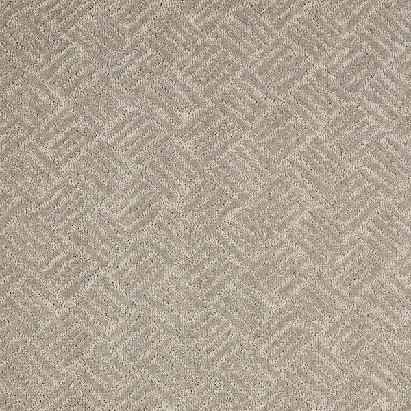 Embers Aloft Spice Cake Beige 39 oz. Triexta Pattern InstalledCarpet