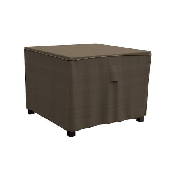 Budge StormBlock Hillside Medium Black and Tan Square Patio Table Cover