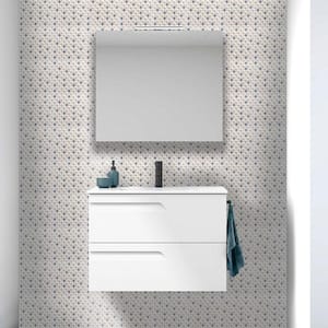 Modern 6 in. x 6 in. Textured Decorative Ceramic Wall Tile (36/case)