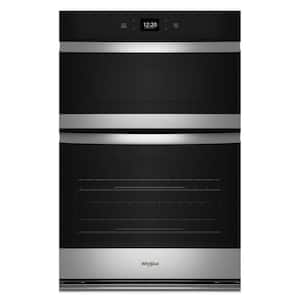 27 in. Electric Wall Oven & Microwave Combo in. Fingerprint Resistant Stainless Steel with Convection and Air Fry