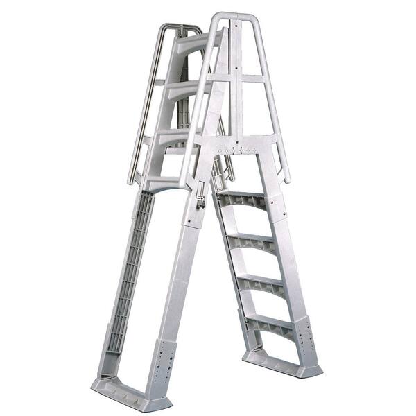The Vinyl Works A Frame Pool Ladder With Barrier Sla W The Home Depot The Vinyl Works A Frame Pool Ladder With Barrier Sla W The Home Depot