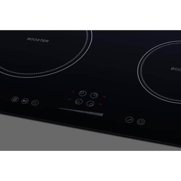 DRINKPOD Cheftop Ceramic Top Double Induction Cooktop Portable 23 in. x 13  in. Black-UL Approved with 2 Burners and 9 Power Zones DP-CHEFTOP-2 - The  Home Depot