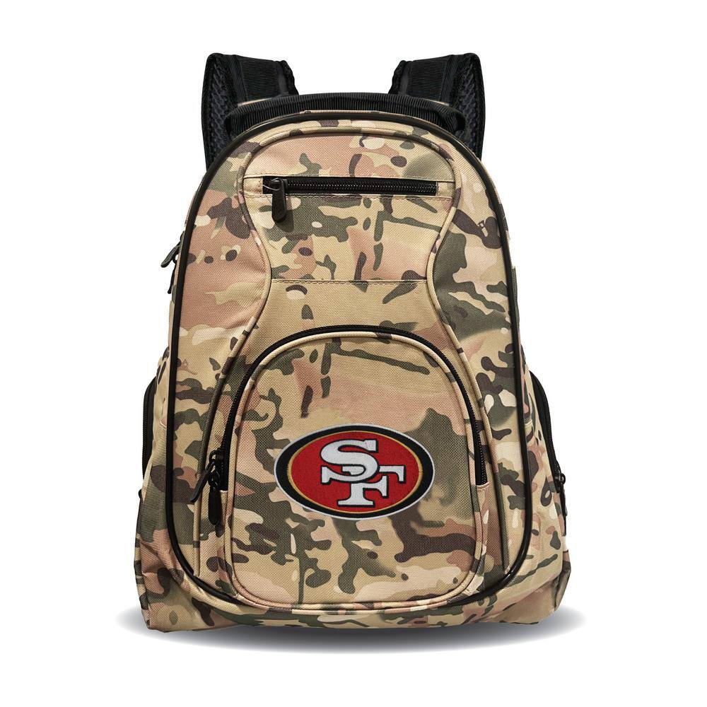 San Francisco 49ers 19 in. Premium Laptop Backpack-Camo price history on PriceWatchPro