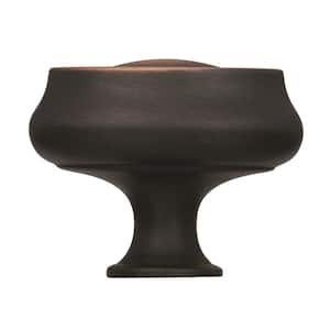 Manor 1-1/2 in. (38mm) Traditional Oil-Rubbed Bronze Oval Cabinet Knob
