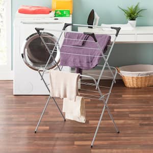 18.5 in. x 24.5 in. Grey Clothes Rack