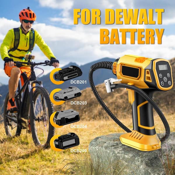 Ahfiwaso Cordless 150 PSI Portable Electric Air Compressor Digital