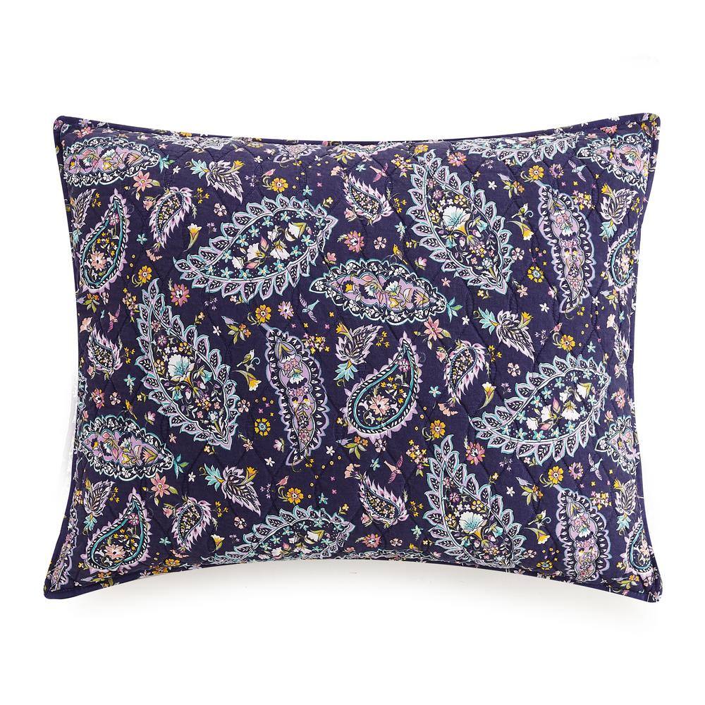 Vera Bradley French Paisley Purple Cotton Standard Sham A054619PROHE