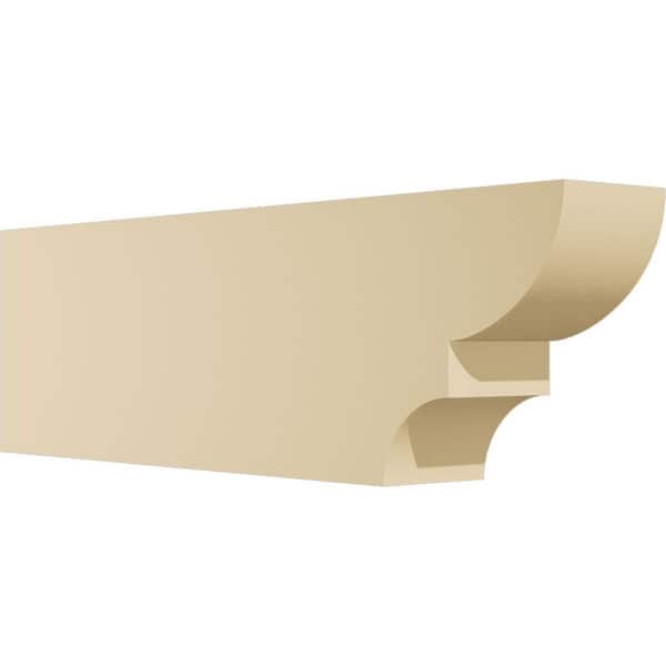 Ekena Millwork Standard Ridgewood 3 in. W x 6 in. H x 20 in. D Signature Urethane Rafter Tail Outlooker