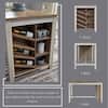 Signature DESIGN BY ASHLEY Skempton Casual White/Brown Wood 30 in. 4 Legs Dining Table Seats 4 D394-32