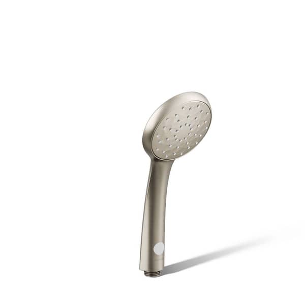 KOHLER Awaken 1-Spray Eco Boost Technology Handshower in Vibrant Brushed Nickel