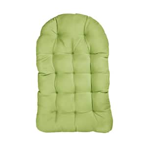27 in. x 44 in. Egg Chair Cushion in Apple Green