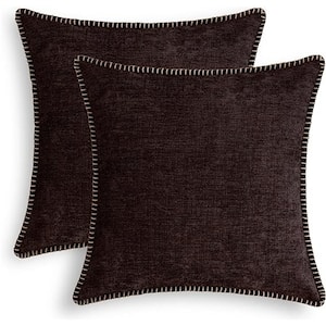 Fixwal 18x18 Inches Outdoor Pillow Inserts Set of 2, Waterproof Decorative  Throw Pillows Insert, Square Pillow Form for Patio, F