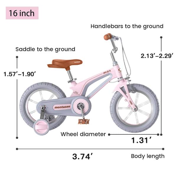 16 inch best sale frame bike